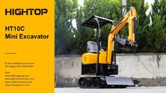 Introduction to HT10C Two-Legged Roof Mini Excavator