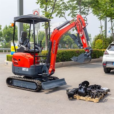 컴팩트한 강력한 미니 수압 발굴기 1800kg 운영 무게