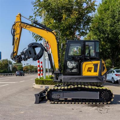 HT65 1800kg CE 인증 수압 미니 발굴기 Yanmar/Kubota 엔진 옵션